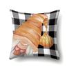 Thanksgiving Pillowcase Blessing Maple Leaf Pumpkin Sofa Cushion Cover Office Home Living Room Pillowcase
