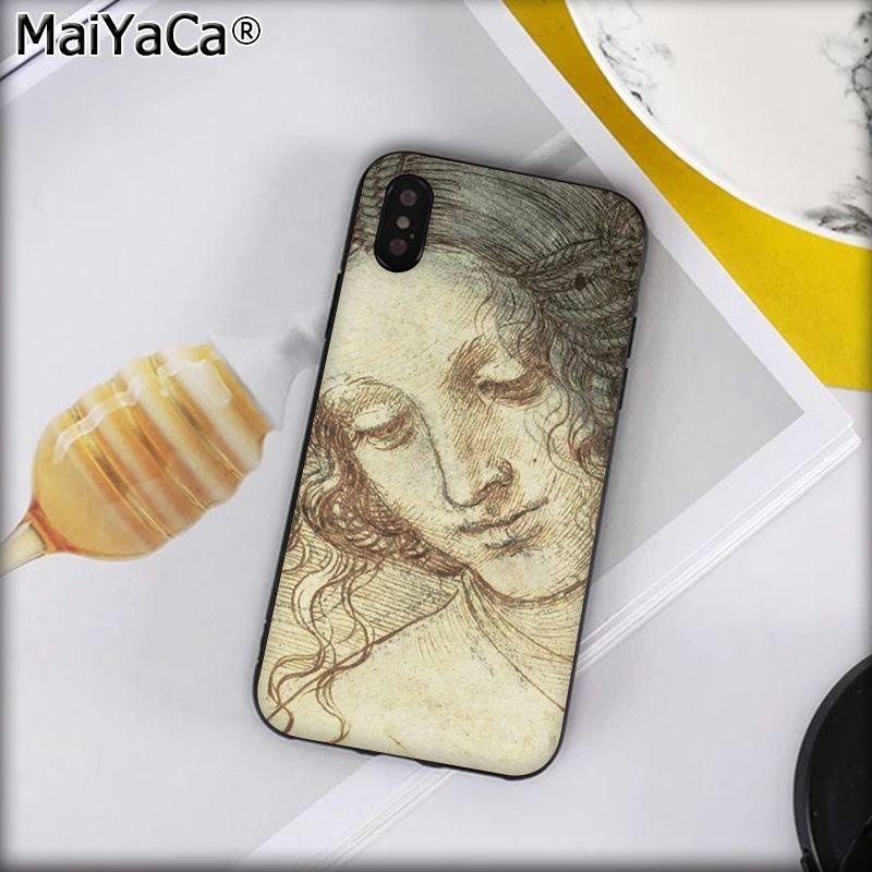 MaiYaCa Italy leonardo da vinci art Phone Cover for Apple iphone 11 pro 8 7 66S Plus X XS MAX 5S SE XR Cases