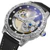 European-american Style Men's Fashion Casual Hollow Single Bridge Movement Automatic Mechanical Watch