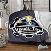 Vault-Tec Flannel Blanket Soft All-Season Throw, Design for Camping, Car Travel, Hiking Sofa, Bed, Office Perfect Gift for Parties