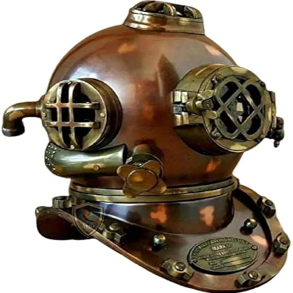OSS. Navy Mark V dykkerhjelm Replica – 45,72 cm, Messing Finish