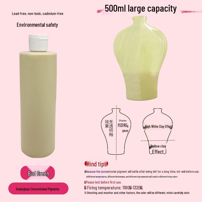 Konzentrierte wasserbasierte Keramik-Unterglasurpigmente für DIY- & Studentenprojekte