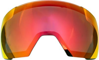 ZERO TECH BASE Schneebrillen Ersatzglas Kompatibel mit SMITH MAG XL I/O (Roter Spiegel)