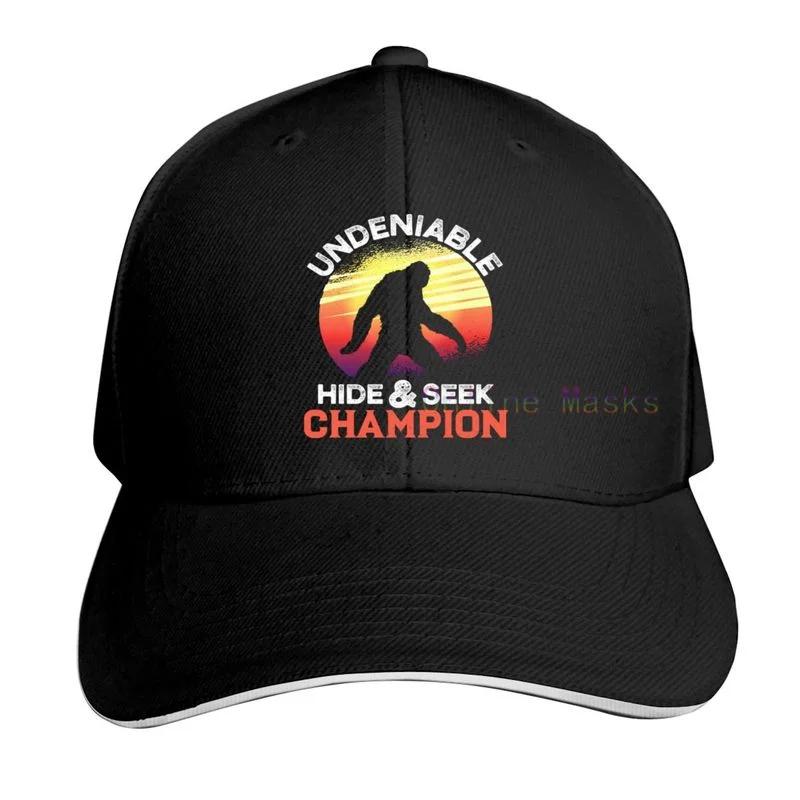 Bigfoot istnieje naprawdę i próbował zjeść mi tyłek Czapka baseballowa Unisex Vintage Czapka typu trucker Regulowane kapelusze kowbojskie dla mężczyzn i kobiet