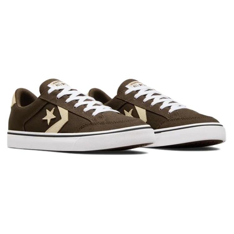 Converse Tobin Slip-Resistant Lightweight Low-Top Skate Shoes Unisex Skate Shoes Brown A06631C