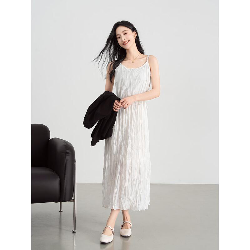 Aiyilian Women's Elegant Pleated Strapless Midi Dress