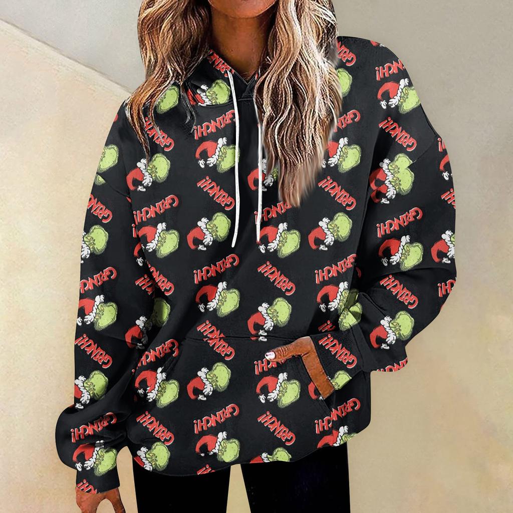 Women's Fashion Daily Versatile Casual Crewneck Sweatshirts Graphic Daily Long Sleeve Gradient Patchwork Printed Top Sweatshirts