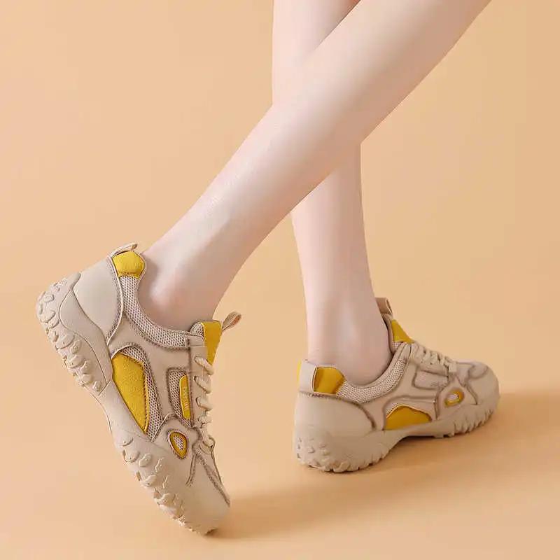 Fashion Summer Round Foot Special Wide Shoes Woman Therapeutic Women's Skates Red Shoes Sneakers Sports Functional Best Sellers