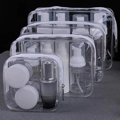 Transparente Wasserdichte PVC Make-up Tasche Klein Groß Klar Kosmetiktaschen Tragbar Reise Toilettenartikel Wasch Organizer Tasche Aufbewahrungstasche