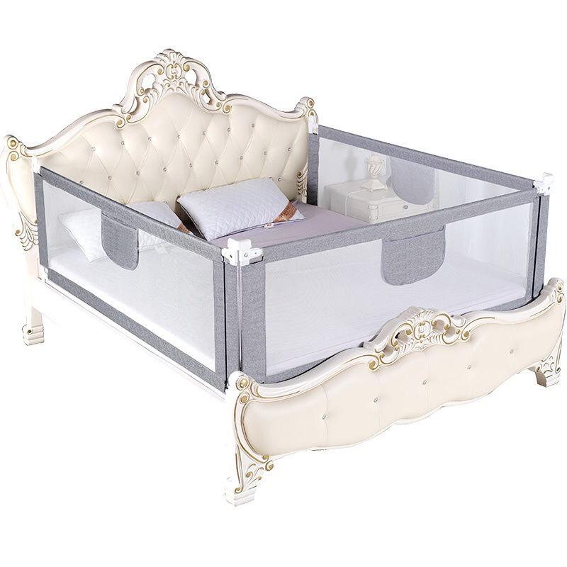 3-Sided Baby Bed Guardrail with Vertical Lifting for Safety & Anti-Collision
