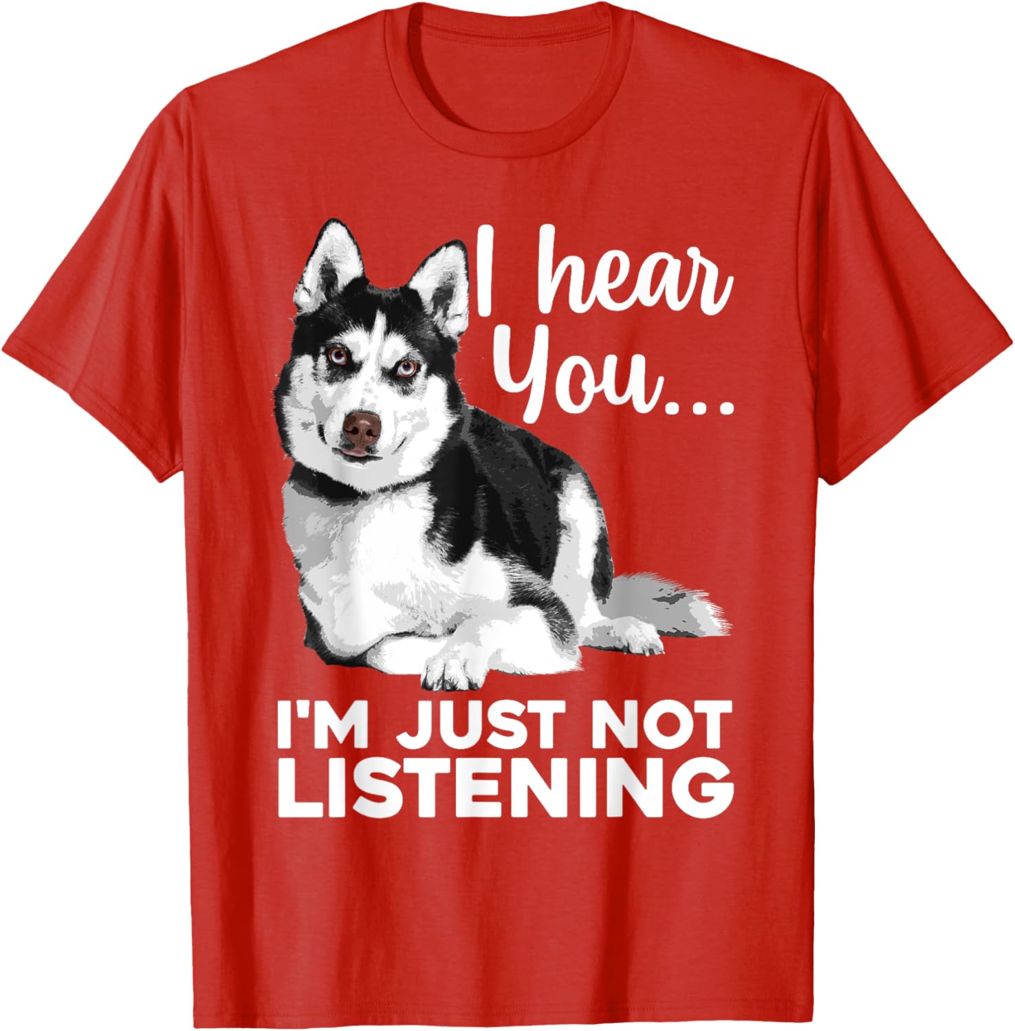 Funny Husky Dog Art for Men Women Kids Siberian Husky Lover TShirt Husky Lover Graphic Tee S