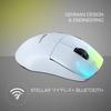 ROCCAT Gaming Mouse Kone Pro Air Wireless 2.4GHz/Bluetooth White/White Optical/19K/Optical Switch/Side Button/Lightweight 75g/PTFE/Reflex/RGB German D