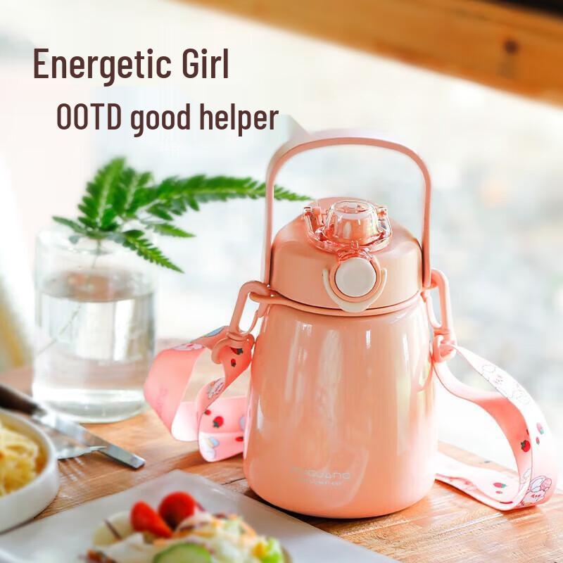 Fuguang 1000ml 316L Stainless Steel Dual-Drink Insulated Bottle