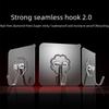 Transparent Traceless Adhesive Hooks - Strong, Waterproof, and Punch-Free Wall Hooks for Hanging Clothes