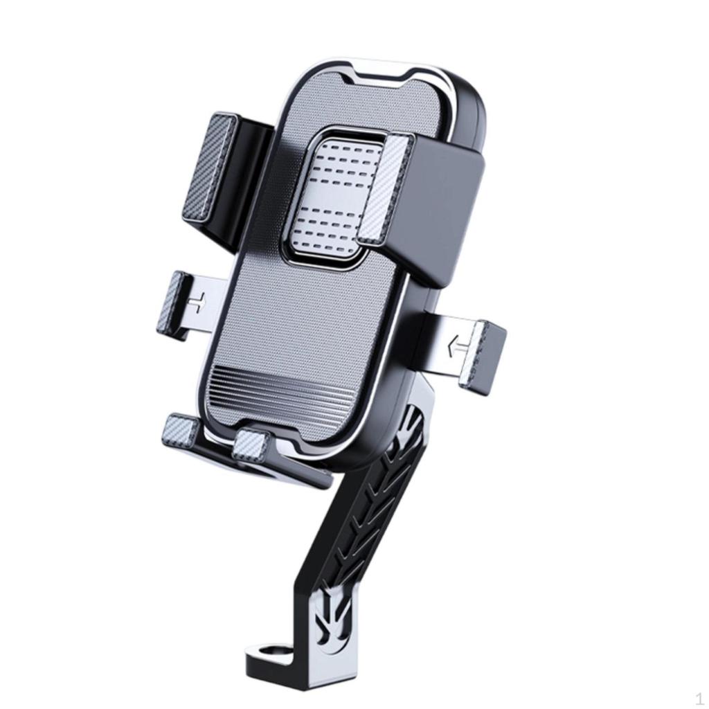 Motorcycle Phone Mount Degree Rotating Holder InstantRelease for Motorcyclists,