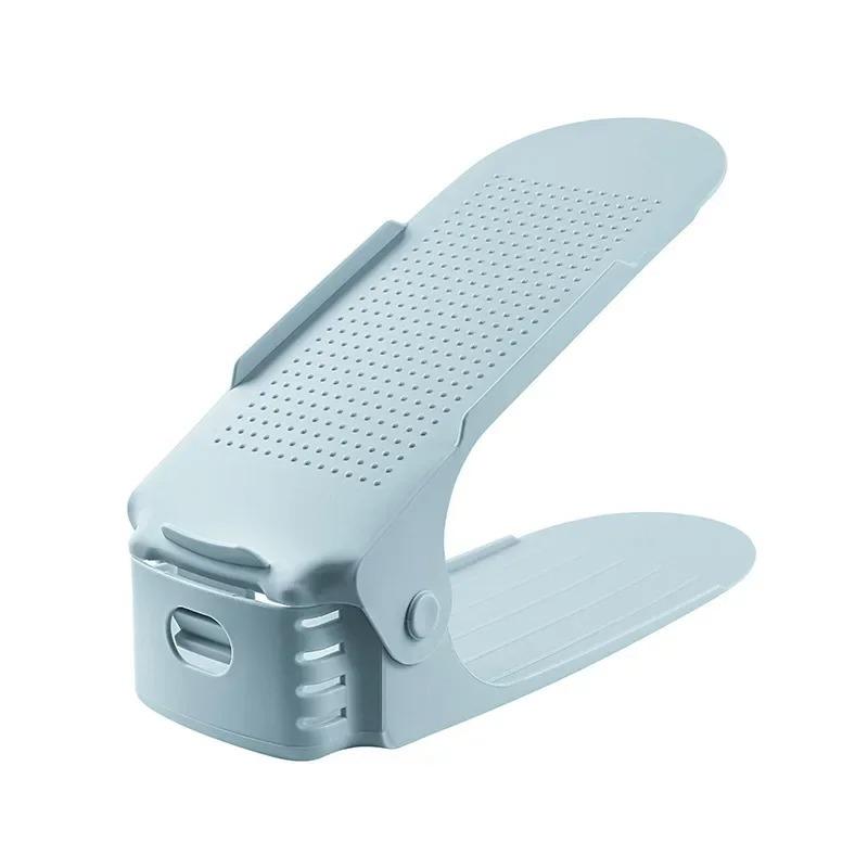 5 Stück doppelstöckiger Schuhständer verstellbar Stapler Schuhrille Organizer platzsparend Schuhschrank Organisation Lagerregal Halter