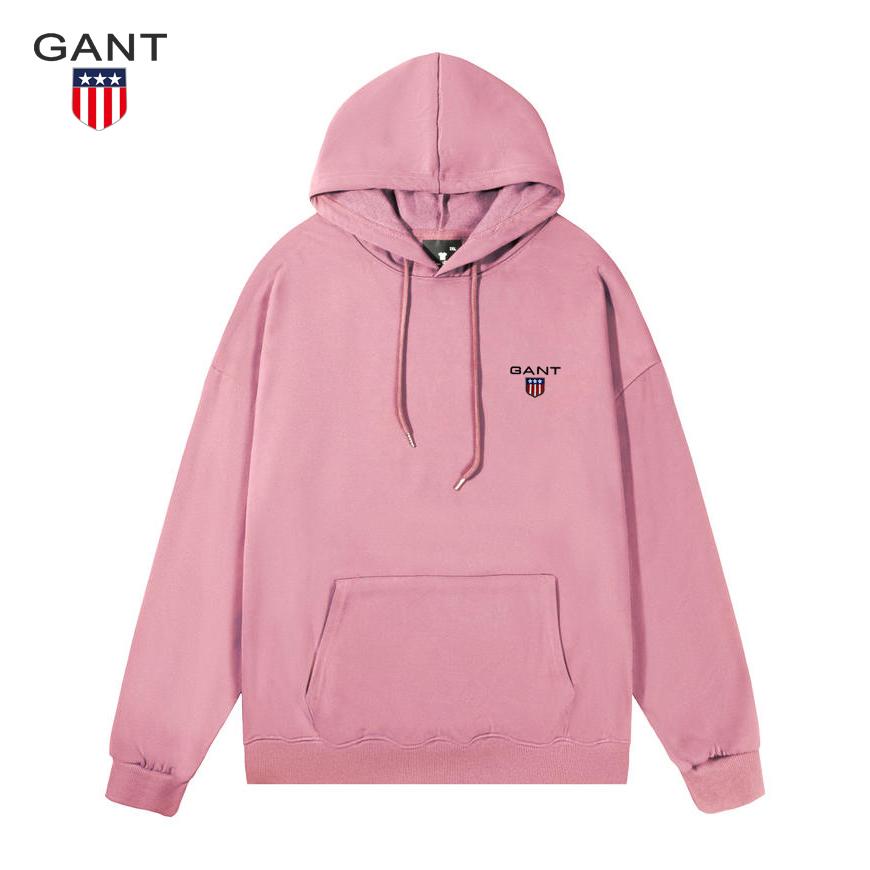 Gant Dünner bestickter Hoodie Pullover für Damen und Herren, Lässiger Sport Lauf Hoodie