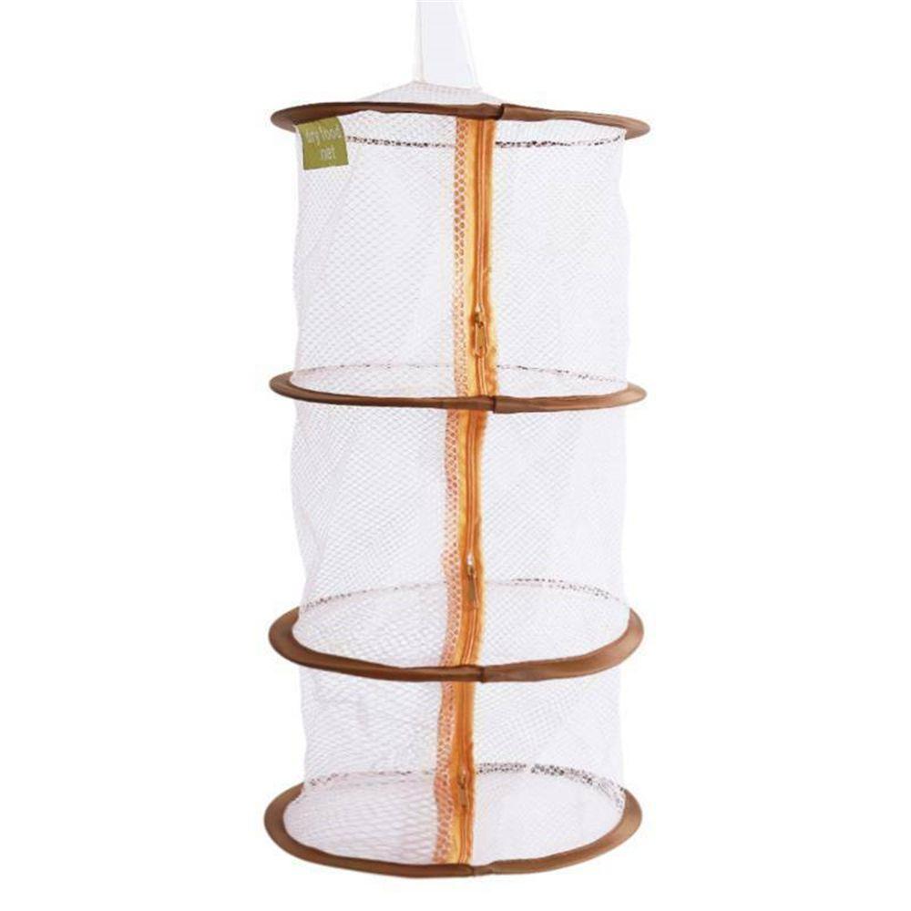 

Сетка-мешок для баскетбола, сумка для хранения дома, дышащая сетка с отделениями, 3-х ярусная подвесная сетка для хранения коричневый