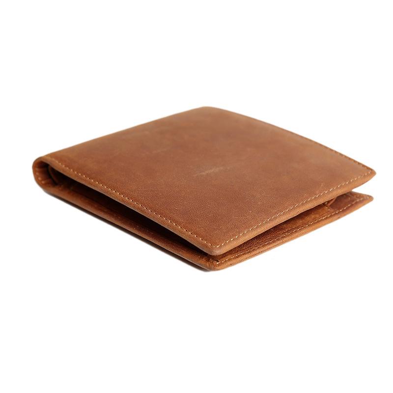 Кожаный мужской кошелек Crazy Horse — фото 4