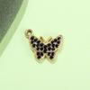  Breloque Pendentif Papillon Strass Coloré pour Bijoux, Charme pour Bracelets, Chevillères et Colliers DIY