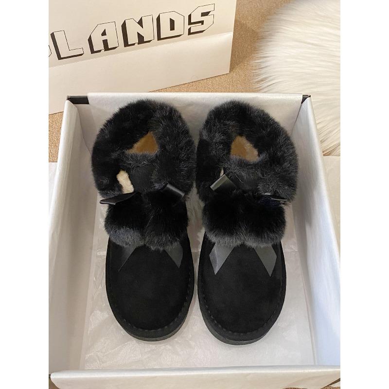 

Женские легкие увеличивающие рост толстая подошва зимние теплые меховые одинарные сноубутсы плюшевая подкладка нескользящие повседневные спортивные хлопковые ботинки 40 чёрный