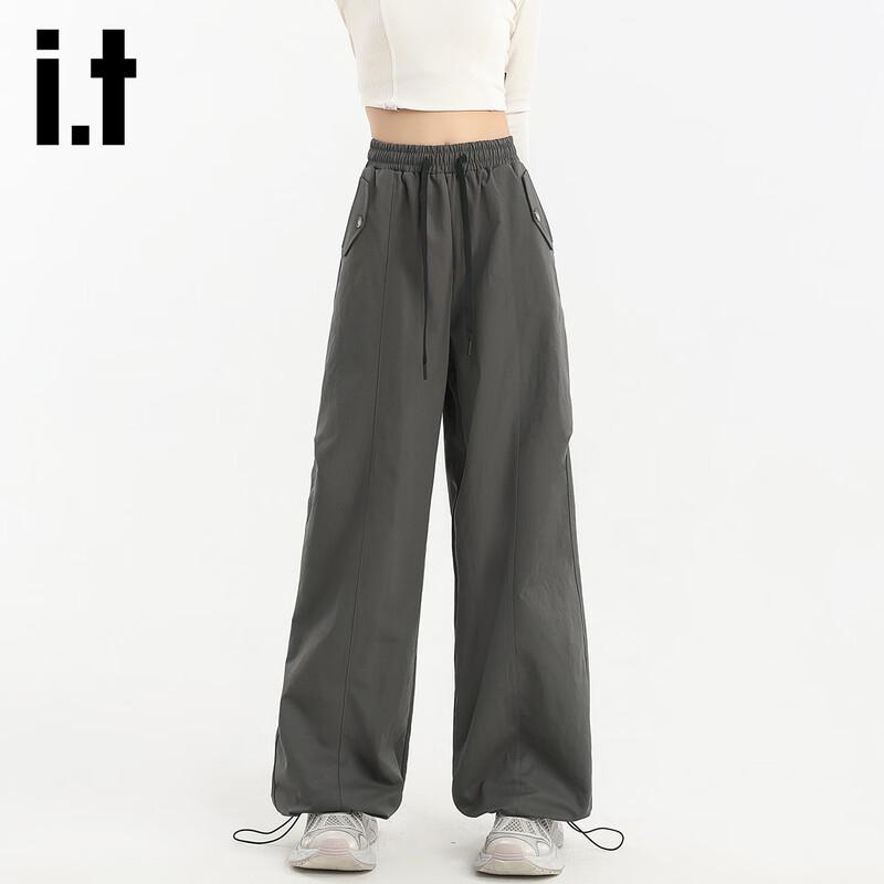 Izzue IT Women's High-Waist Convertible Cargo Track Pants