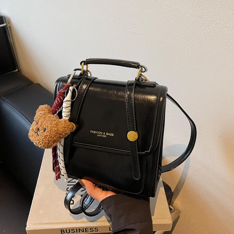 Retro backpack bag women's new casual versatile high-end commuter travel small backpack