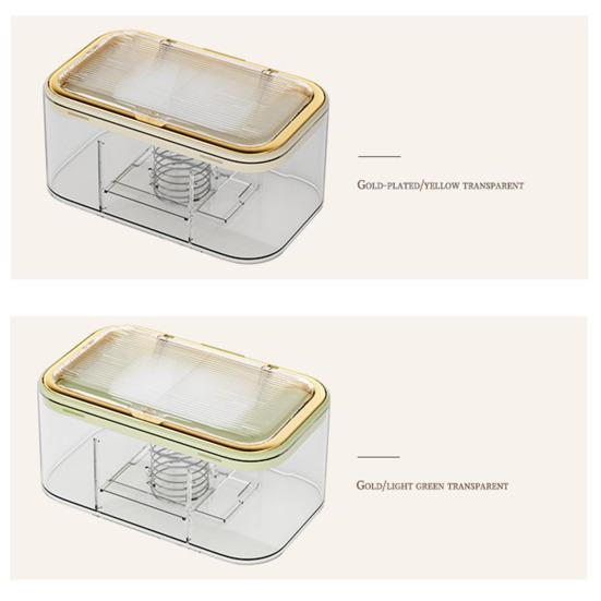 Wet Wipes Dispenser Box Large Capacity Wall Mounted Tissue Holder Easy To Open Multifunctional Tissue Box with Spring Plate