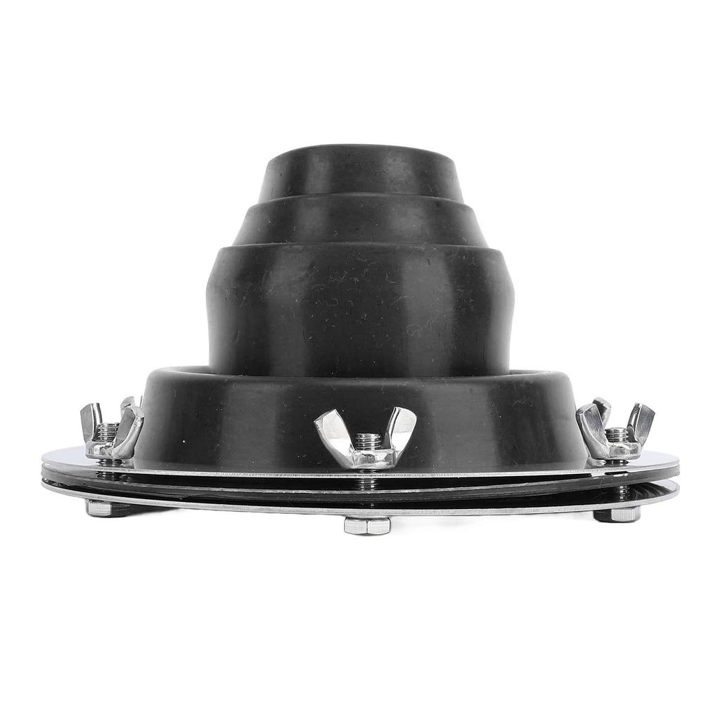 Teltkomfyrjacksett Høytemperatur silikonrørstøvel Blinkende takavtrekkssett Kompatibel med trippelvegg