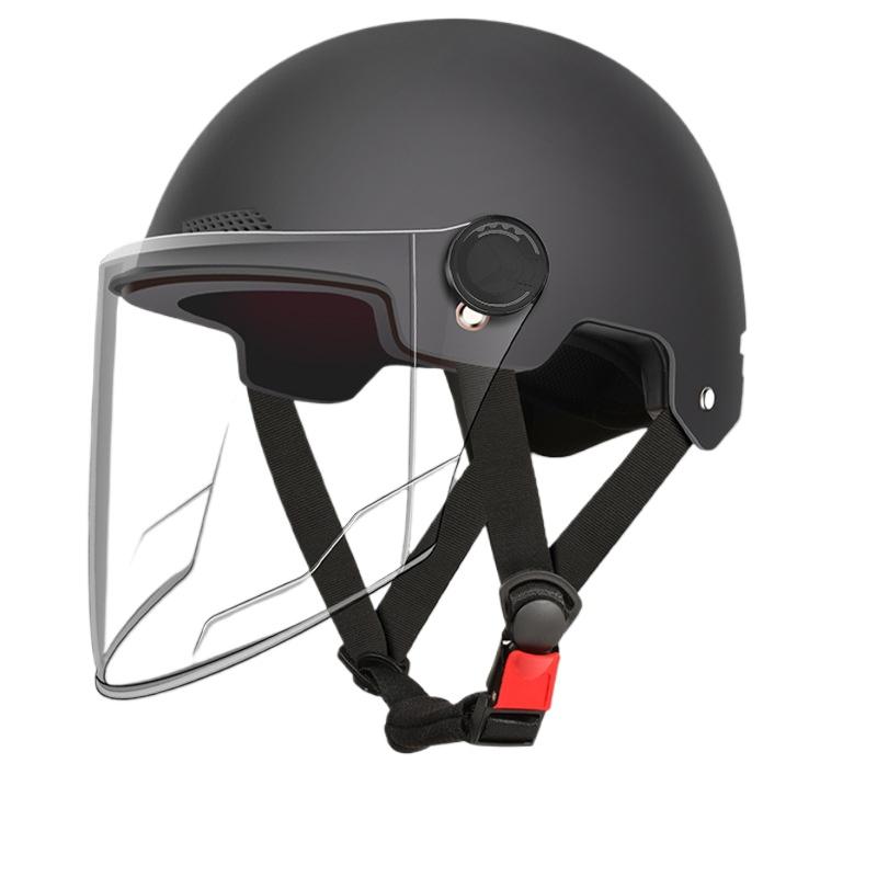 Helmet Electric Vehicle Women and Men Motorcycle Battery Car Half Helmet Summer Sun Protection Full Helmet Wholesale Riding Breathable and Lightweight