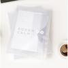 18 Packs Legal Size Plastic Filing Envelopes Clear File Folders with String Closure for Office School or Home