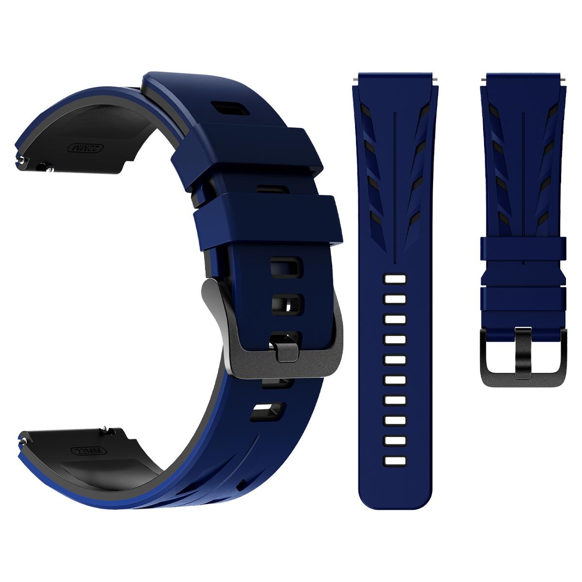 

22-миллиметровый ремешок для Xiaomi Mi Watch 2 pro/Color 2 Силиконовый ремешок для Mi Watch S4 Sport S3 S2 46мм S1 Active Браслет Спортивный наручный ремешок 1PCS 22MM