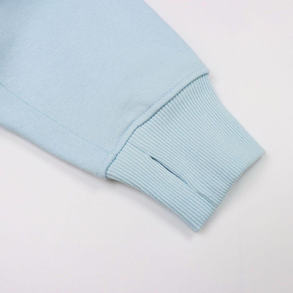 Damska bluza z kapturem i zamkiem do połowy, podszyta polarem - Przytulny top na jesień/zimę do jogi i fitnessu na świeżym powietrzu