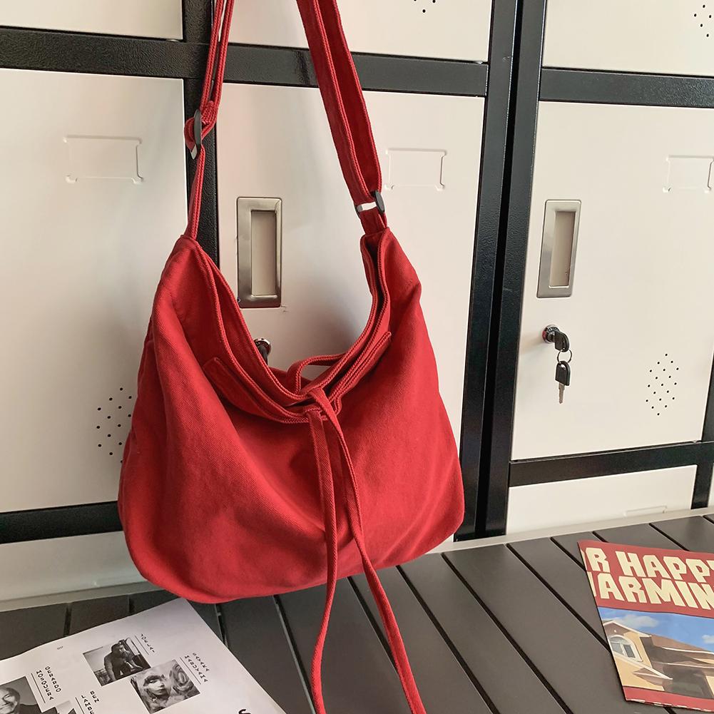 Frauen Tasche Shopper Einfache Mode Zipper Hobo Handtaschen Leinwand Solide Umhängetasche Große Kapazität Tote Schulter Taschen Für Frauen Männer