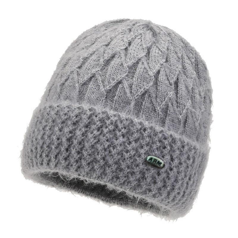 

New Fleece and Thickened Pullover Hat for Middle Aged and Elderly People Woolen Warm Winter Grandma Hat