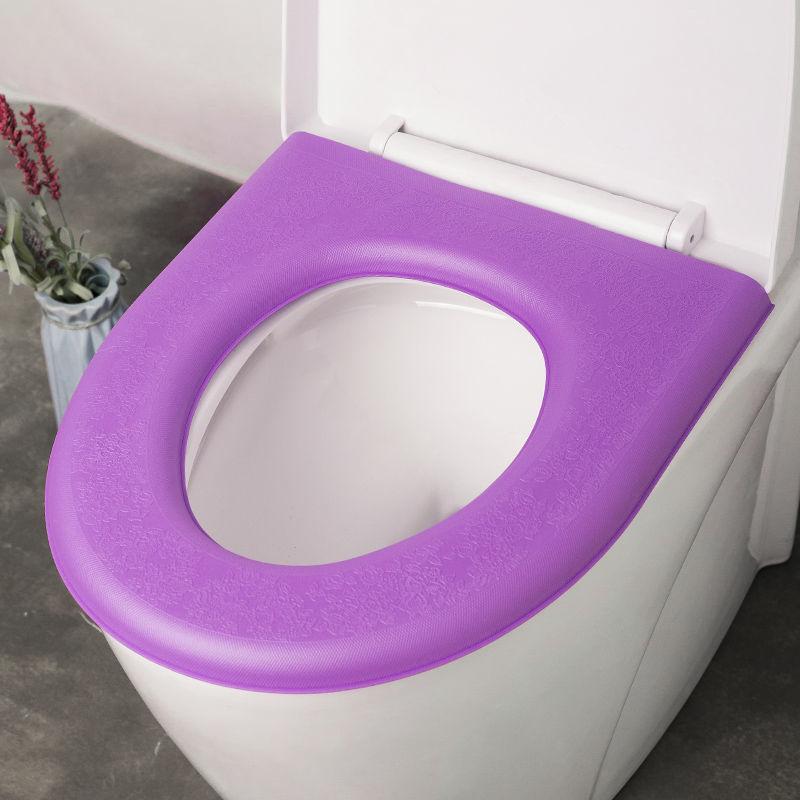 1 Pc Universal Toilet Seat Cushion Waterproof Foam Paste Toilet Seat