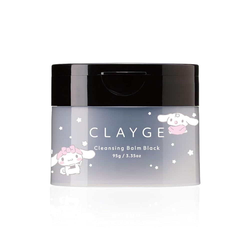 CLAYGE Cleansing Balm Black N 95g White Tea Scent Sanrio Cinnamoroll Limited Edition Design