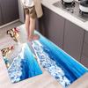 Kitchen Rugs Print Non-Slip Thick Cushioned Kitchen Mat Comfort Standing Mat for Kitchen
