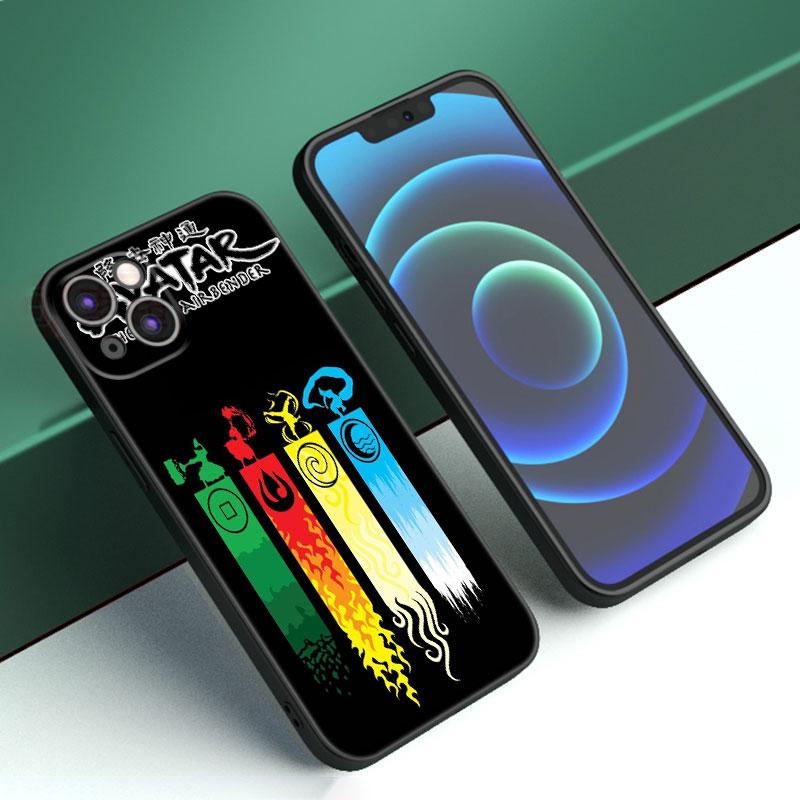 

Чехол для телефона Avatar The Last Airbender для Apple iPhone 12 13 Mini 11 14 15 Pro Max 7 8 + X XR XS SE 2020 2022 черный силиконовый чехол iPhone 13