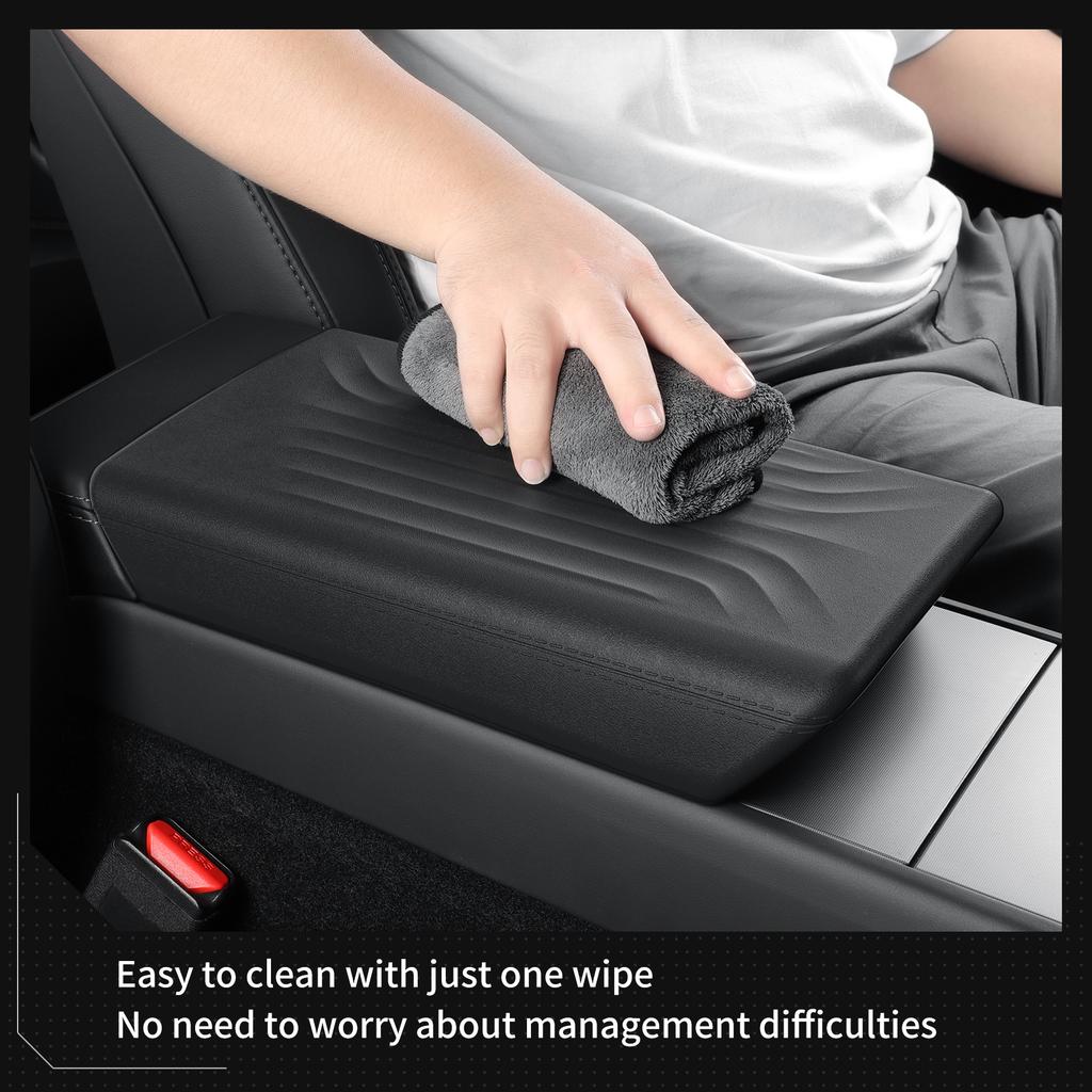 Für Tesla Model Y Juniper/Launch 2025 Armlehnenbox Schutzhülle Mittelkonsolen-Armlehne TPE Schutzmatte Autozubehör