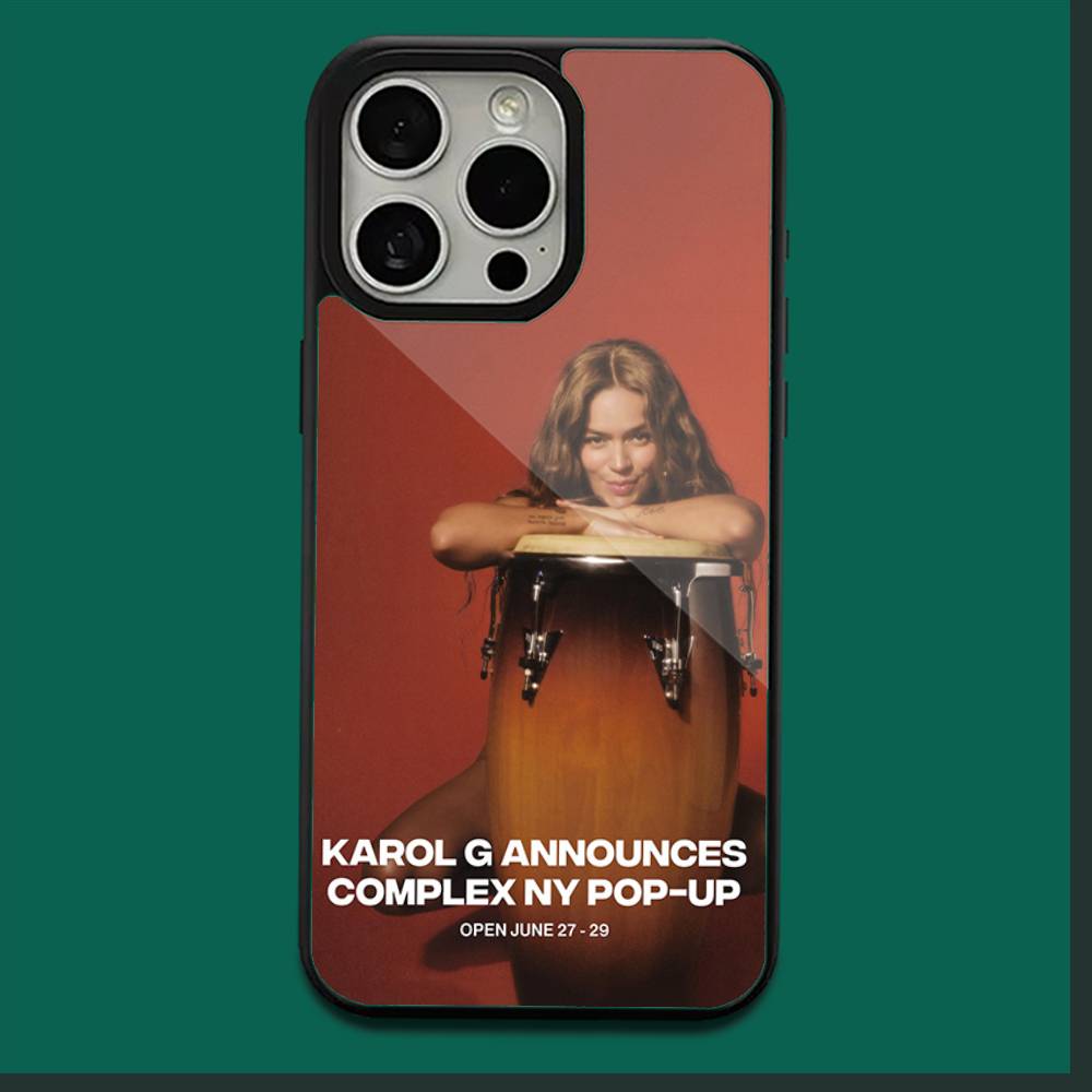 

K-Karol G Tropicoqueta Phone Case For iPhone 16,15,14,13,12,11,Plus,Pro,Max,Mini Soft Magesafe Magnetic Wireless Charge iPhone11PROMAX