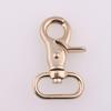 57mm Light Gold Plated Alloy Dog Hook Buckle - Eco-friendly Metal Keychain & Luggage Bag Accessory