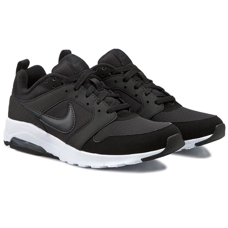 Nike Air Max Motion Comfort Fabric Synthetic Leather Low Top Air Cushion Running Shoes Men sneaker Black White 819798-001