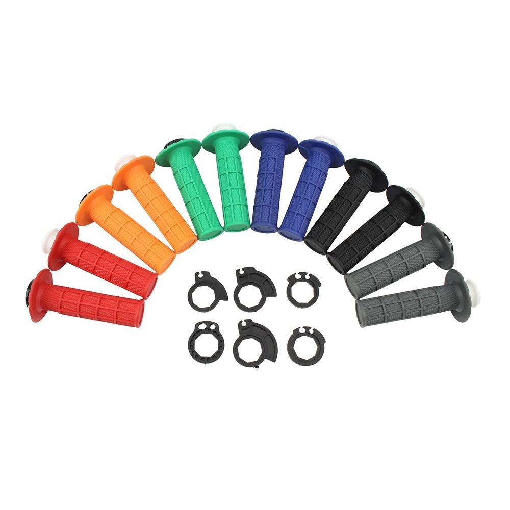 1Pair Lock-on Motorcycle Universal Grips Handlebar Grips For KTM CRF SXF EXC Motocross Dirt Bike