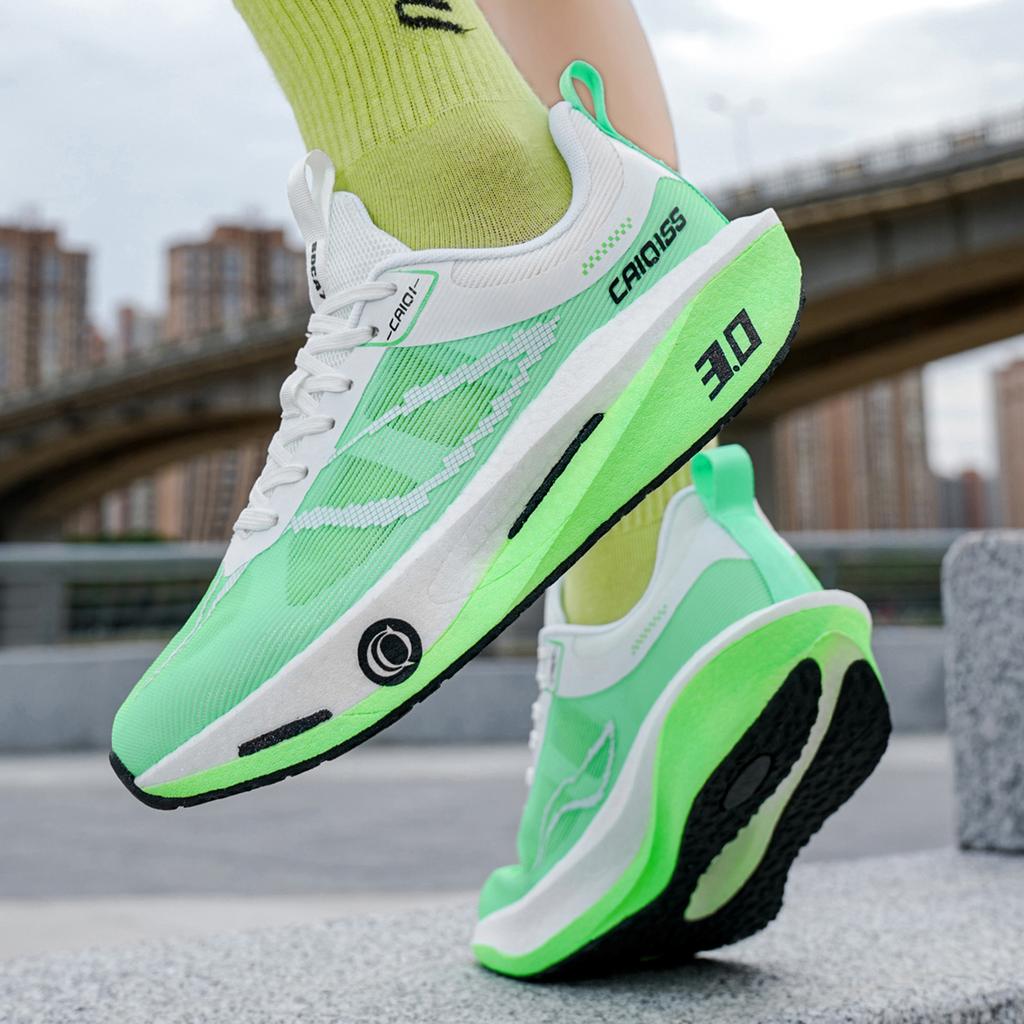 Laufschuhe Carbonplatte Marathon Herren Sport Atmungsaktiv Leicht Damen Bequem Athletisch Rutschfest Sneaker Freizeit
