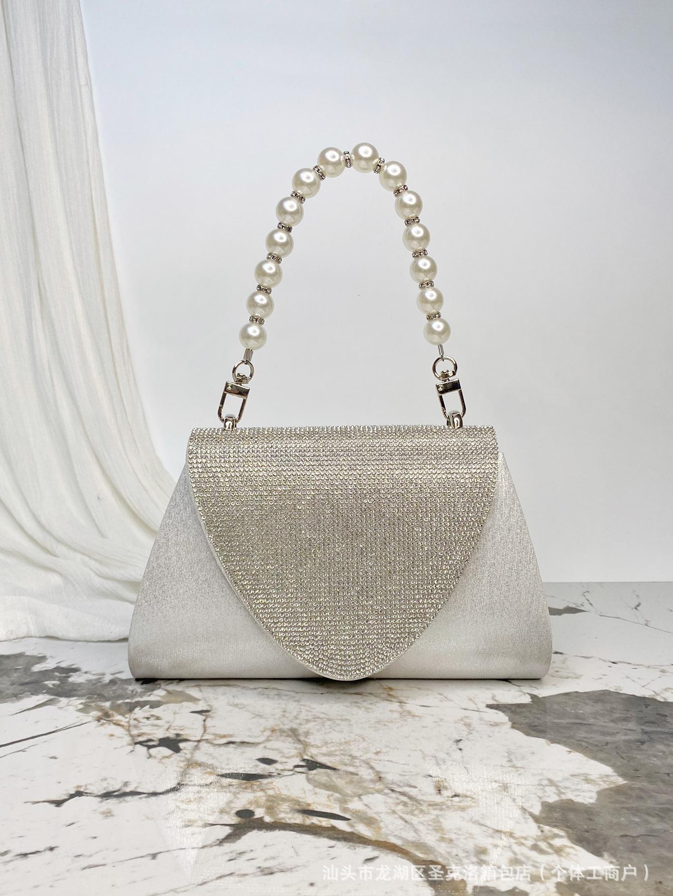 

2024 сумки, сумки для ужина, бриллиантовые сумочки, вечерние сумки Xiyin, популярные высококачественные сумки с жемчугом, Шаньтоу