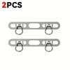 Stainless Steel Side-Clip Phone Lanyard Connector, 1/2-Piece Clip-On Design