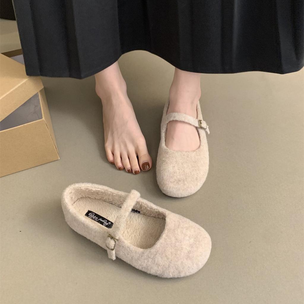 Khaki High Heel Suede Pile Medium Boots Women's Boots 2025 Fall Winter Western Skinny Long Knight Boots