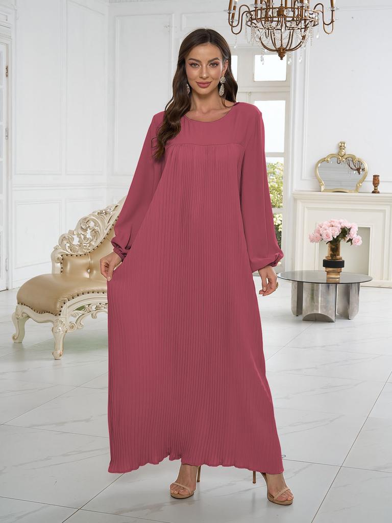 Muslimisches Kleid im neuen Stil Damenbekleidung Naher Osten Laufsteg Langes Kleid Elegante Bekleidung Mode