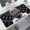 Genshin Impact Arlecchino Mouse Pad HD Grande per Computer Uffici Accessori Antiscivolo Anime Durevole Deskmat Bordo Bloccato Tappeti per Tastiera